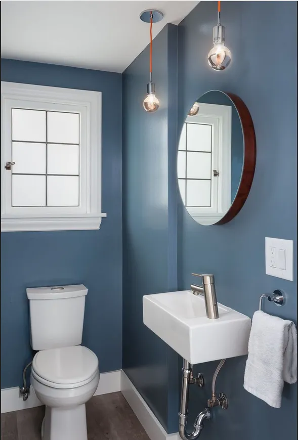 Light Blue Walls for an Instant Refresh