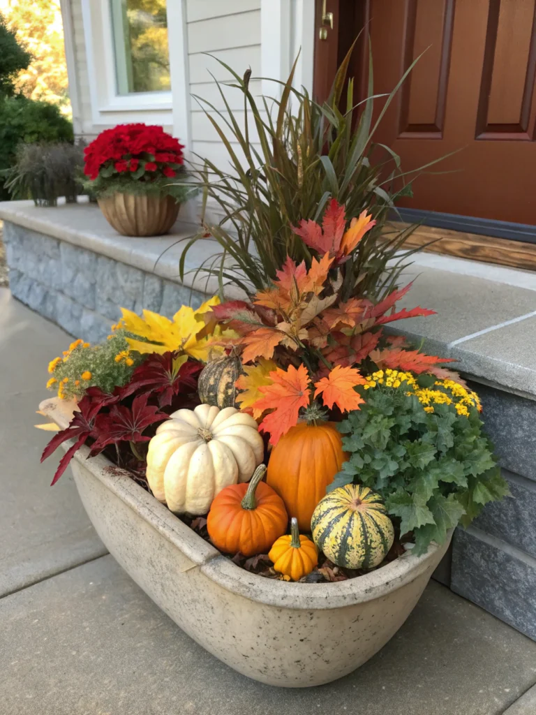 fall container garden