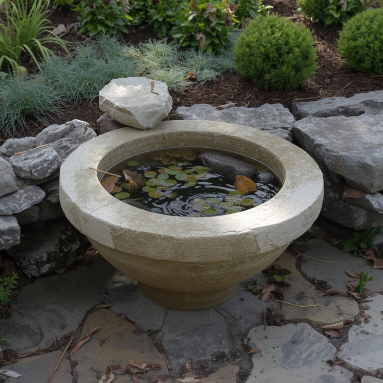 backyard stone features