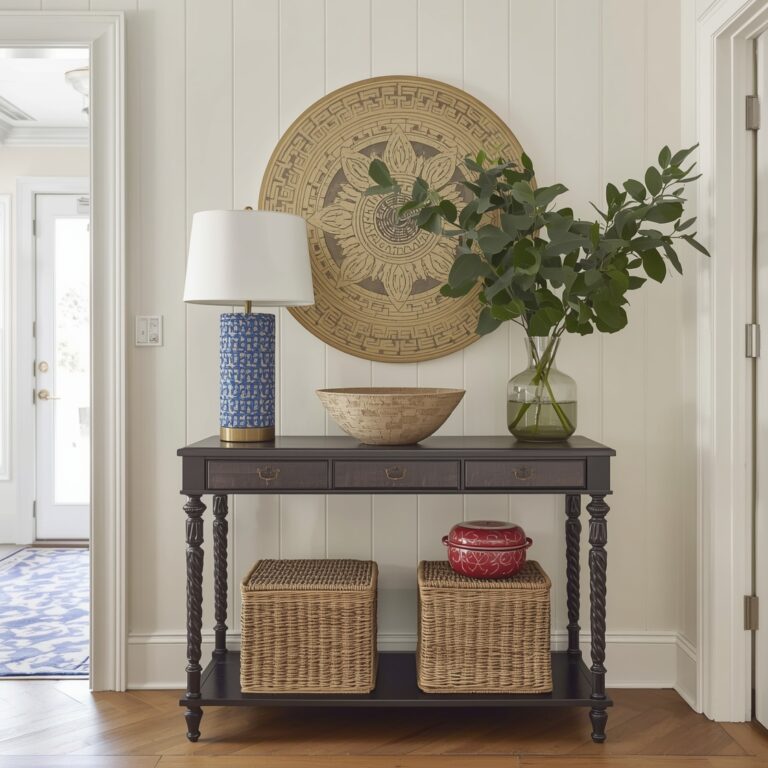 entryway styling tips