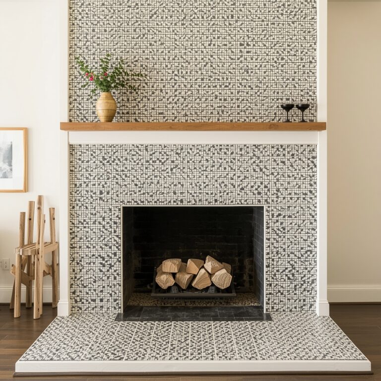 Tile Fireplace Makeovers: Interior Designer's Update Guide - modcee
