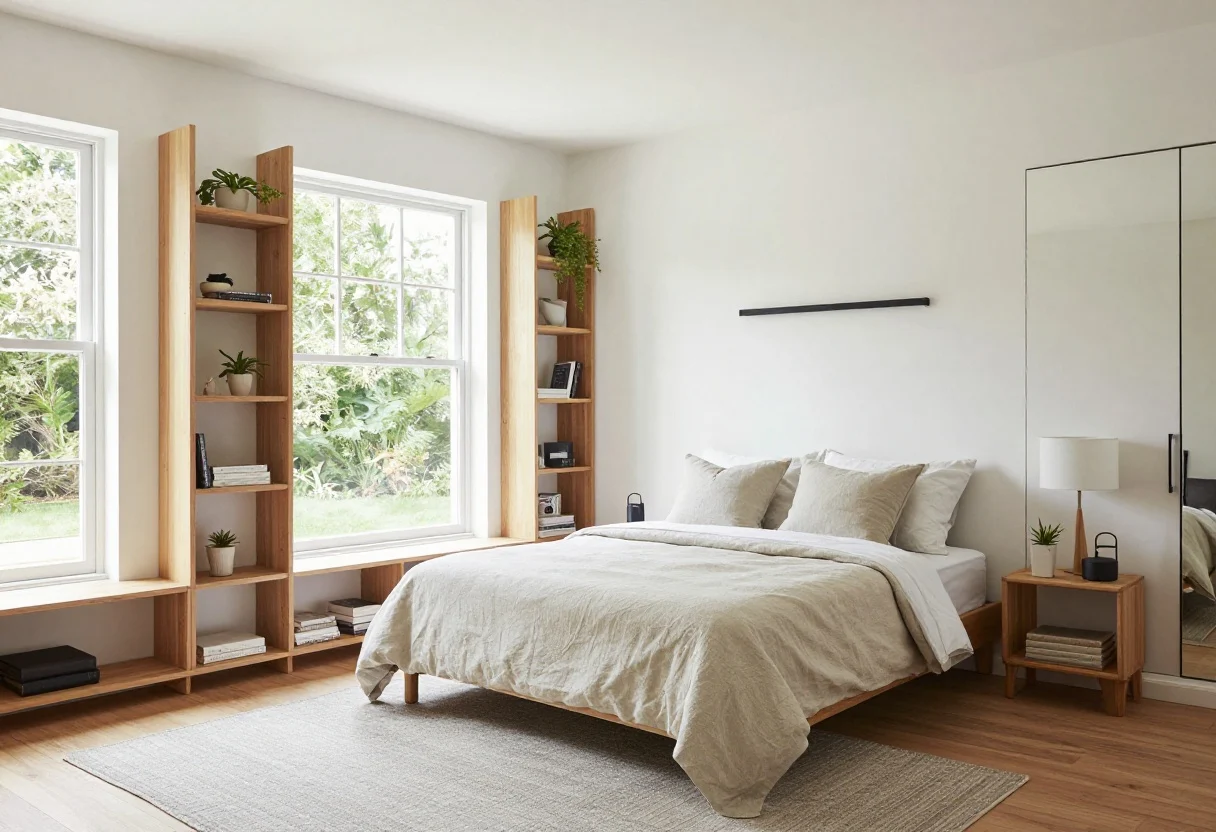 Featured image for: 13 Bed Placement Ideas for Small Rooms (Designer Tricks)