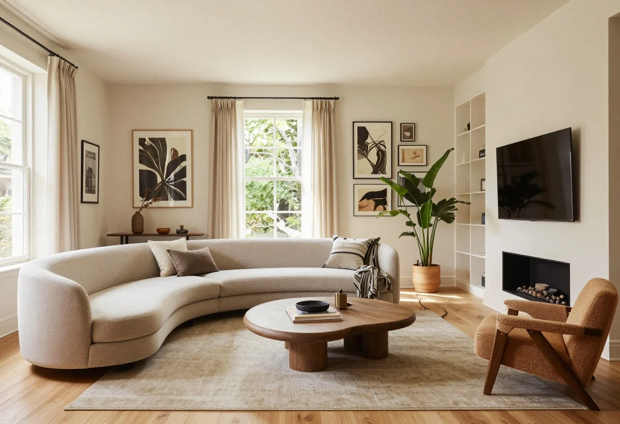 Featured image for: 8 Awkward Living Room Layout Ideas That Actually Work