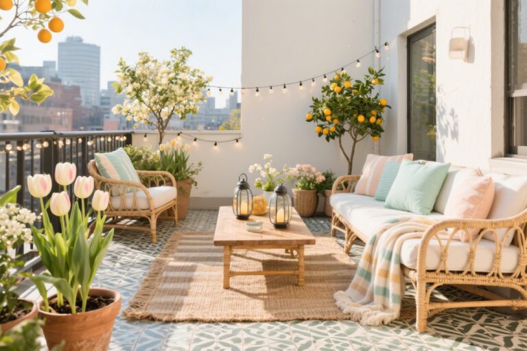 Spring Balcony Floor Decor Ideas to Transform Your Patio Like Magic