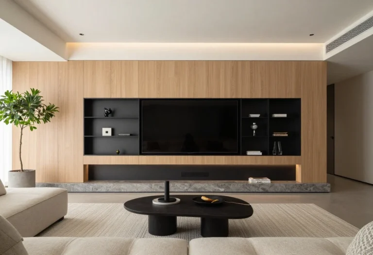 Featured image for: 11 Modern Media Wall Ideas for a Stylish Living Room