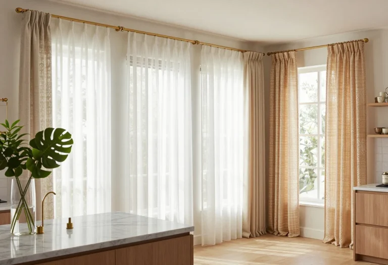 Featured image for: 7 Chic Kitchen Curtain Ideas to Brighten Your Space