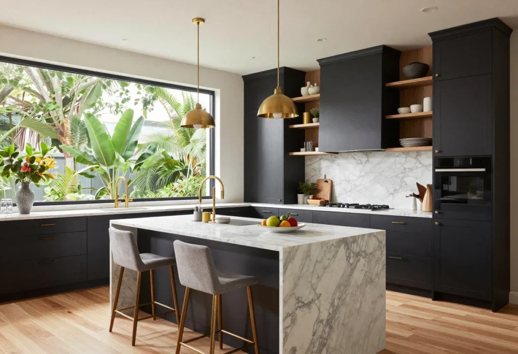 Featured image for: 9 Bold Kitchens with Black Cabinets