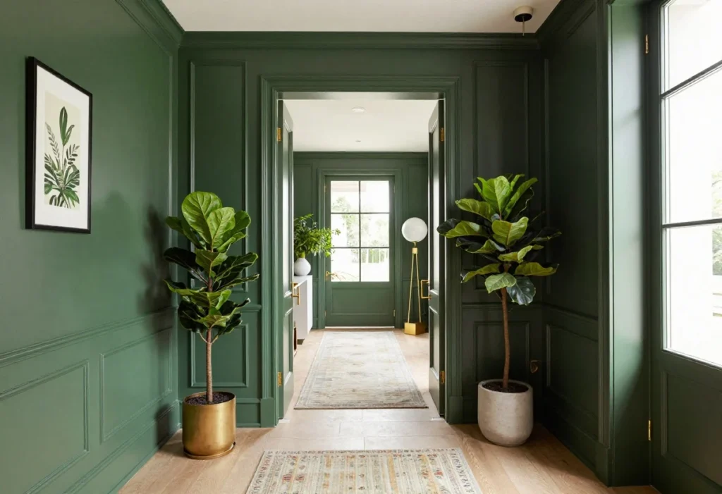 Featured image for: 7 Green Hallway Ideas That Make a Statement