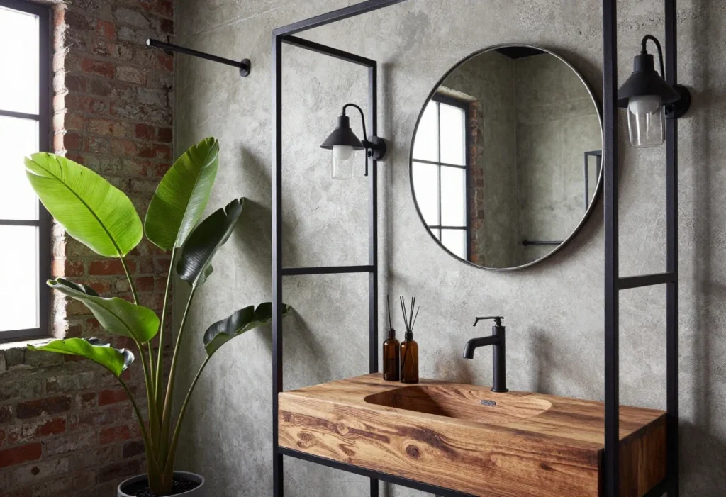 Featured image for: Industrial Bathroom Ideas That Are Raw & Chic