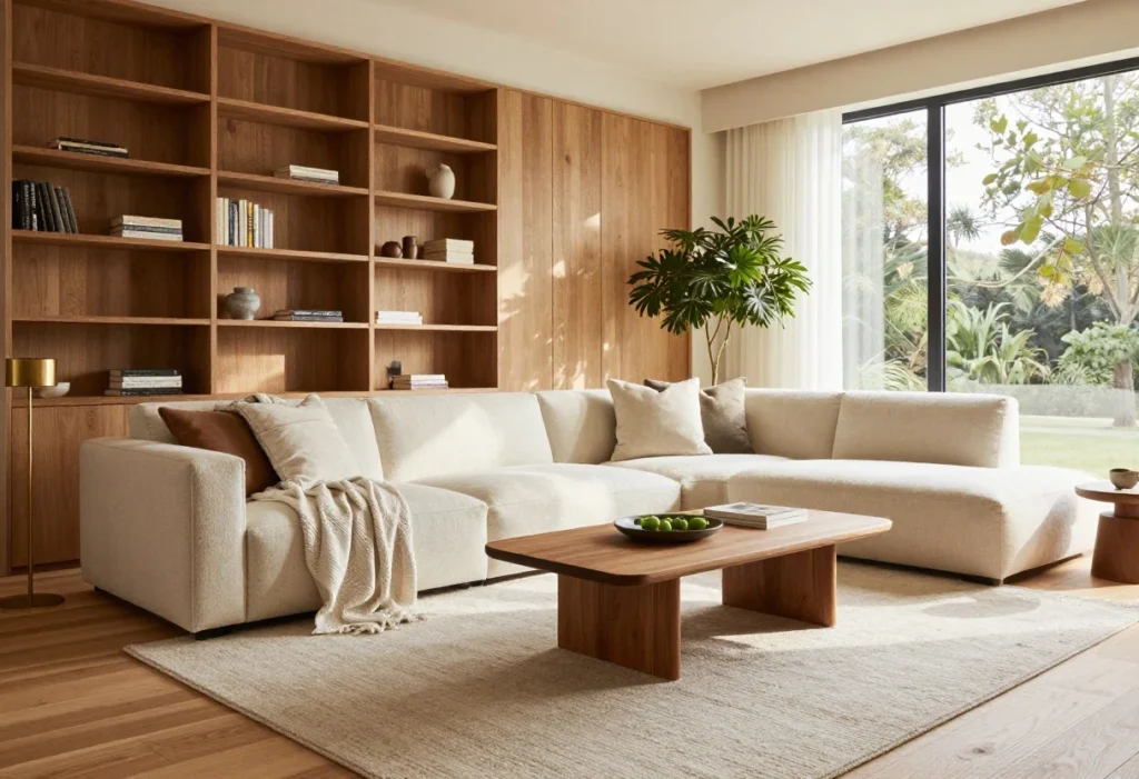 Featured image for: Living Room Wood Floor Ideas for Warmth & Style