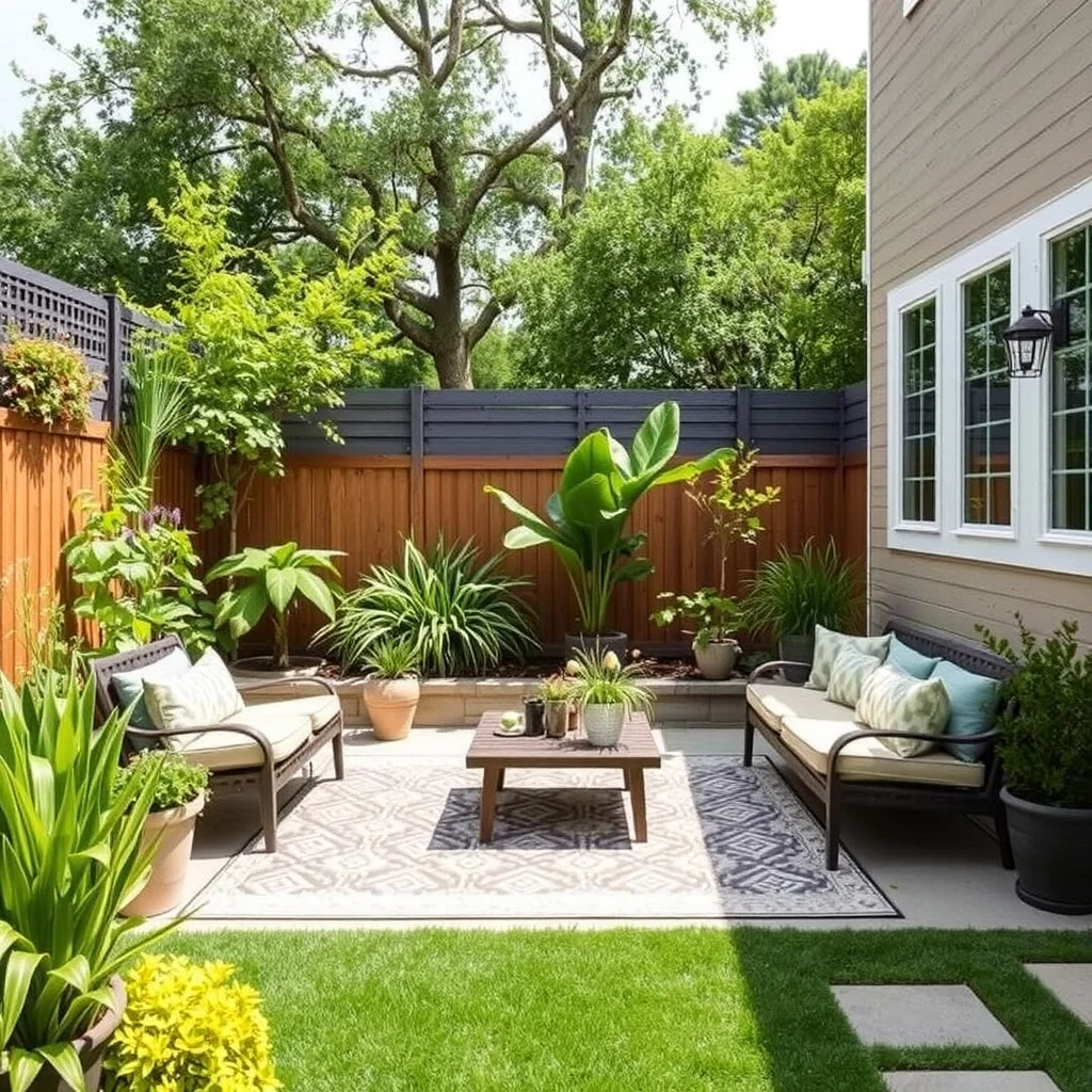 Backyard Seating Area Ideas for Small and Large Outdoor Spaces: FAQ - What cushion material works best for outdoor furniture? Solution‑dye‑dyed polyester is the most durable choice for outdoor cushions because the color penetrates the fibers, preventing fading and resisting moisture. This fabric also dries quickly, which