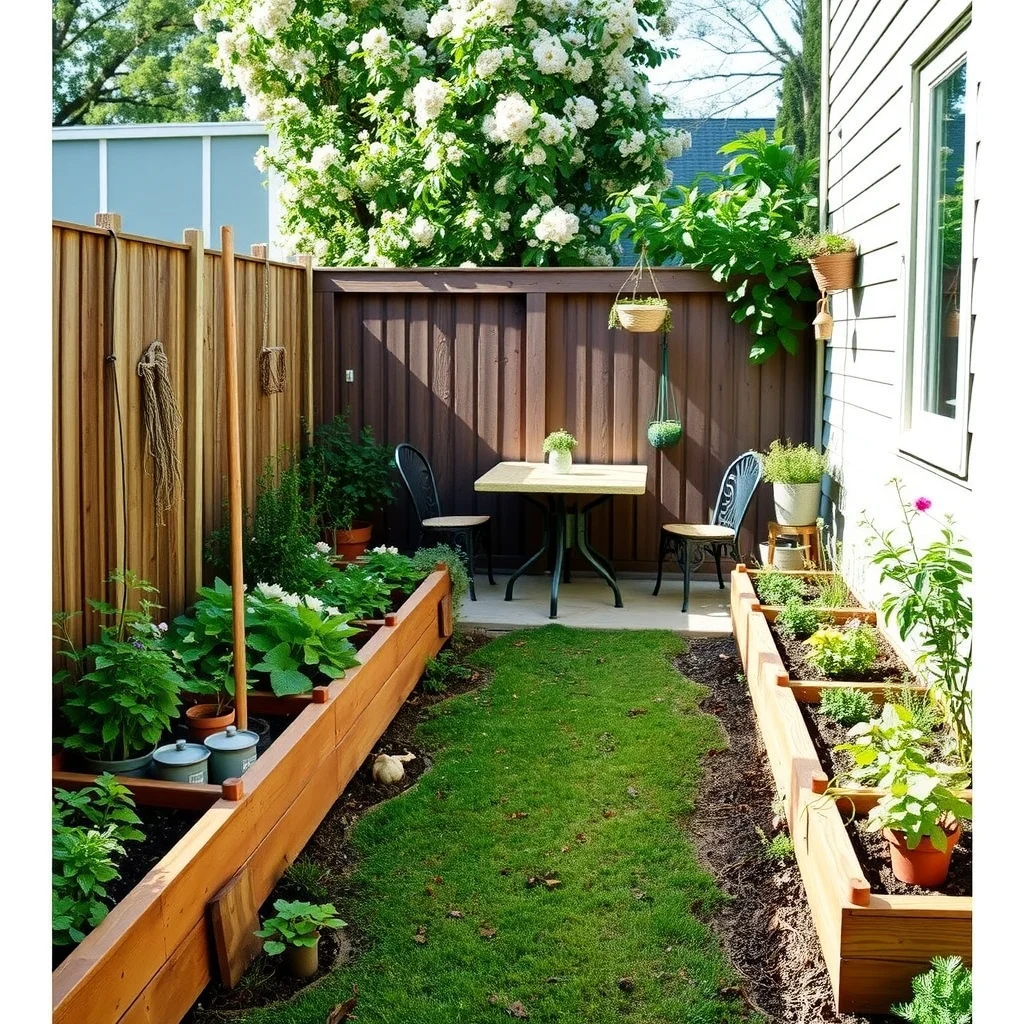 Beginner Vegetable Garden Layout Ideas for a Productive Spring: 1. Raised‑bed rectangle along the kitchen wall - Positioning a shallow raised bed directly against the back wall of the kitchen creates a seamless transition between cooking and harvesting. The bed can be built from untreated cedar or reclaimed pine, materials that age