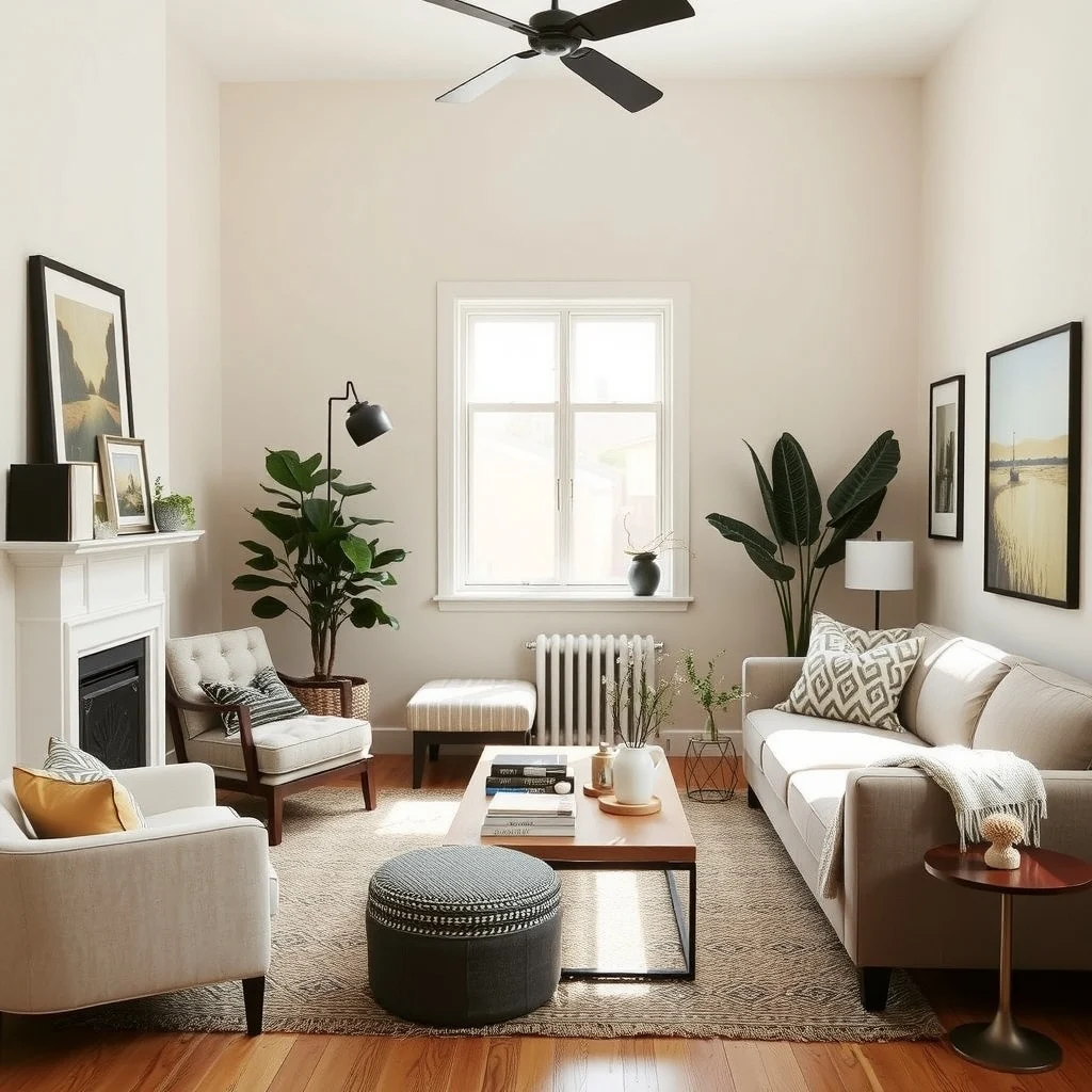 Budget Home Makeover Ideas That Make a Big Difference Without Renovation interior: 4. Re‑arrange furniture to improve flow and focus - Often the most dramatic change comes from simply moving pieces around. In a living room, positioning the sofa opposite a focal point—whether a fireplace, artwork, or a large window—creates a natural gathering spot. Pulling a