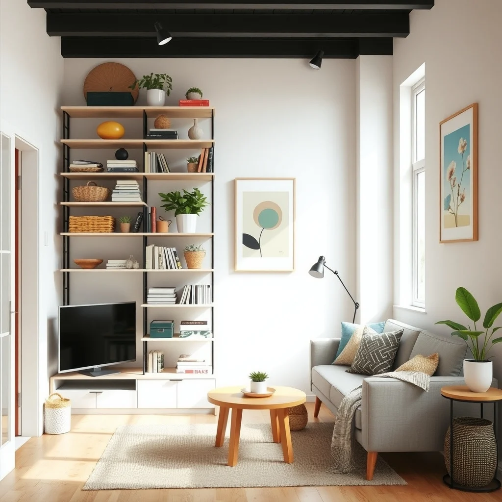 Decluttering Ideas for Small Homes That Make Everyday Life Easier interior: 2. Install Vertical Storage Solutions That Draw the Eye Upward - Floor space is at a premium, but walls often remain underutilized. Tall, narrow shelving units that reach toward the ceiling can hold books, decorative boxes, or pantry staples, freeing the lower levels for everyday use.