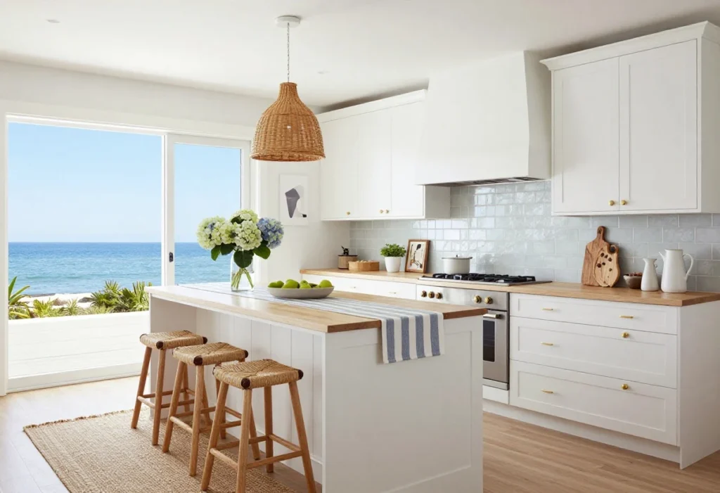 coastal kitchen makeover ideas - 8 Coastal Kitchen Makeover Ideas on a Budget for a Breezy Look You’ll Love
