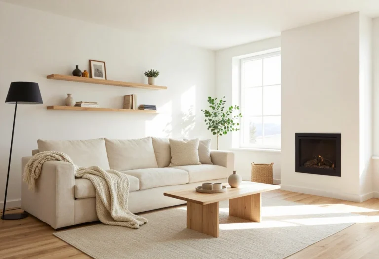 Featured image for: 9 Cozy Scandinavian Living Room Ideas for a Warm Minimal Home