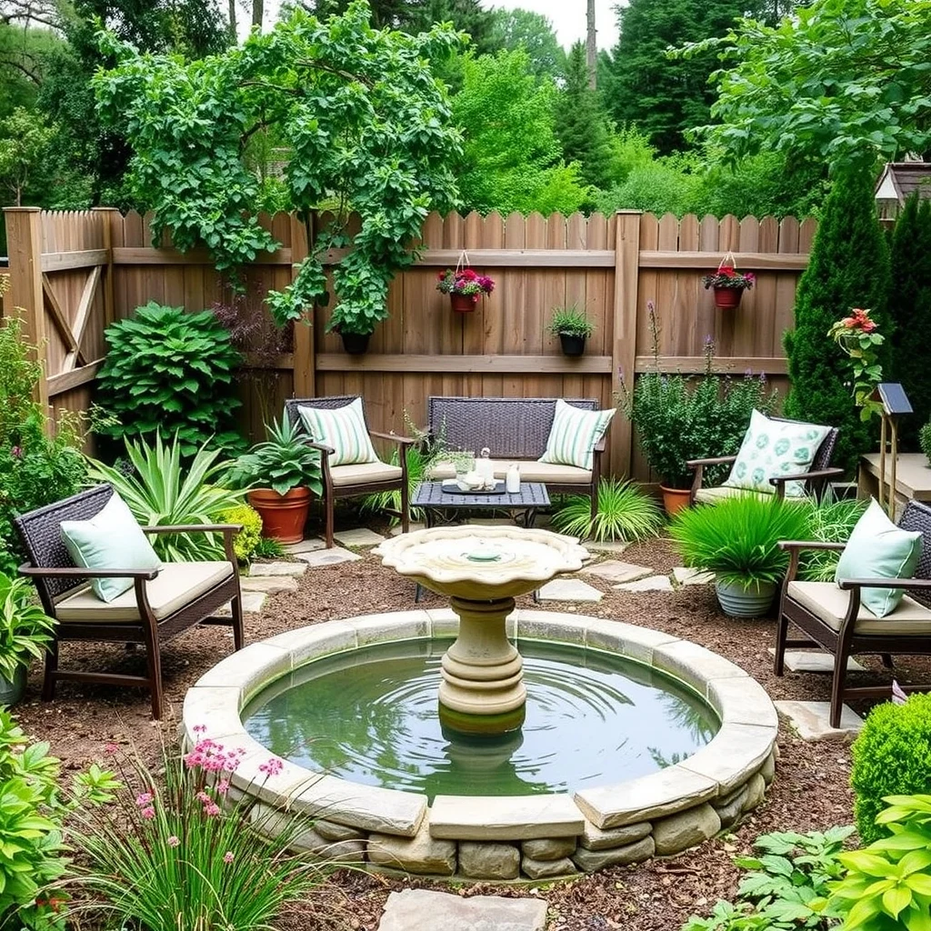 Garden Water Feature Ideas for a Peaceful and Relaxing Backyard: FAQ - How often should I change the water in a backyard fountain? You should top off the water weekly to compensate for evaporation, and perform a full change every three to four weeks if the fountain
