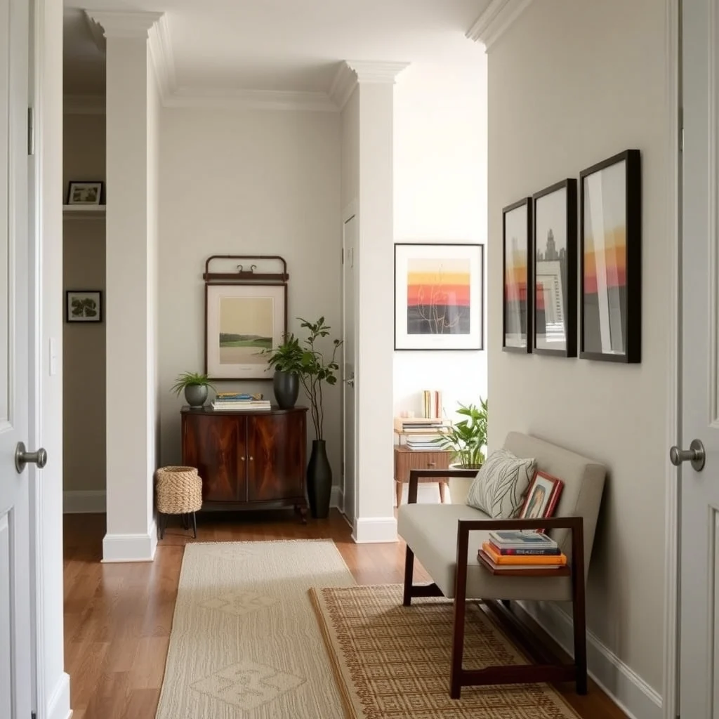 Home Organization Ideas for With Limited Storage Space: 1. Turn the Hallway Into a Multi‑Purpose Gallery - Hallways are often overlooked, but a narrow corridor can double as a visual showcase and a storage corridor. By installing low, wall‑mounted shelving at ‑height, you create a place for books, board games, and small
