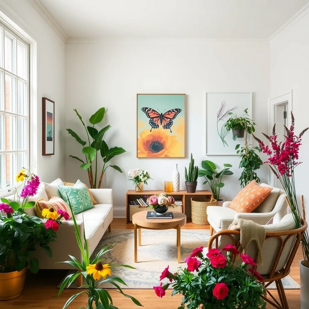 Pollinator-Friendly Garden Ideas to Attract Bees and Butterflies interior: 1. Choose a Color‑Rich Plant Palette - Bees and butterflies are drawn to vivid hues that signal nectar, so planting a mix of reds, oranges, yellows, and purples creates a visual beacon for them. Think of a row of scarlet bee balm