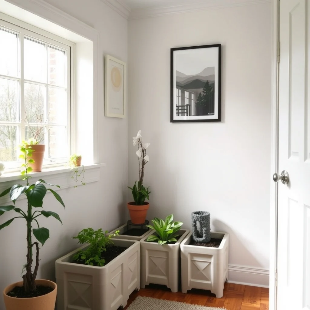 Raised Garden Bed Ideas for Beginners Planning a Spring Vegetable Garden interior: 5. Modular Plastic Cubes that Fit Under a Window Seat - Modular plastic planting cubes are an unobtrusive way to introduce a vegetable patch into a nook that might otherwise be wasted. The cubes interlock, allowing you to create a rectangular shape that slides neatly beneath