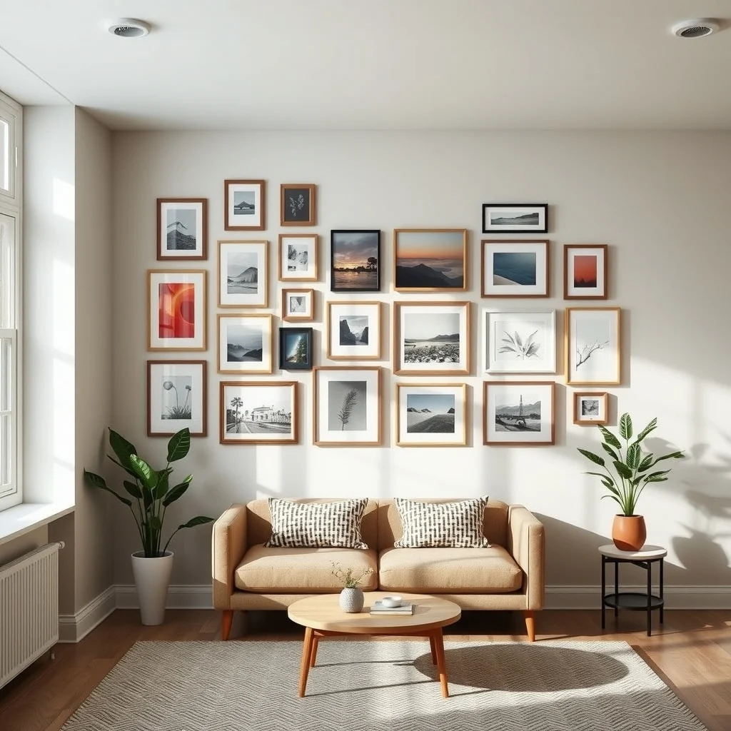 Renter-Friendly Wall Decor Ideas That Do Not Require Drilling: 5. Gallery of Small Frames on a Command‑Strip Grid - Instead of a single large piece, a collection of small frames can create a dynamic visual rhythm. By arranging the frames on a pre‑cut command‑strip grid—essentially a thin, invisible backing that adheres to the wall—you
