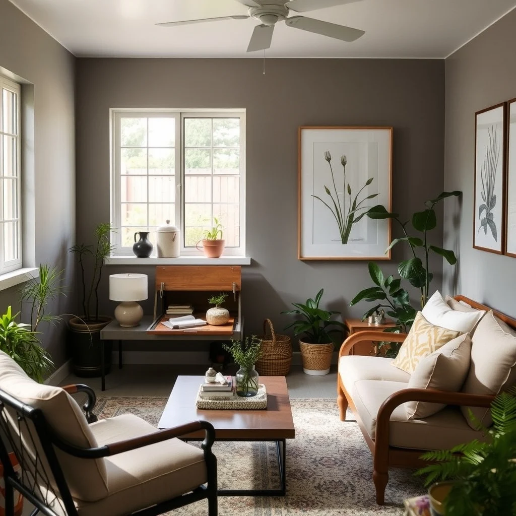 Small Backyard Landscaping Ideas That Make a Tiny Garden Feel Bigger interior: 3. Choose Multi‑Functional Furniture with Hidden Storage - Every piece of outdoor furniture competes for limited space, so selecting items that serve more than one purpose reduces clutter. A bench with a hinged lid provides seating while offering a concealed compartment for garden