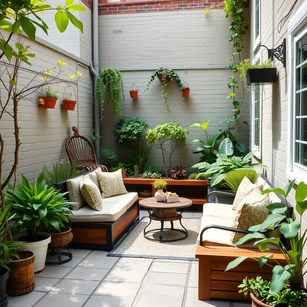 Small Courtyard Garden Ideas for a Private Outdoor Retreat: 5. Integrated Storage Solutions - Even the most well‑planned courtyard can become cluttered if tools, cushions, and gardening supplies have nowhere to go. Designing a slim storage bench or a recessed cabinet beneath a raised deck utilizes otherwise wasted space.