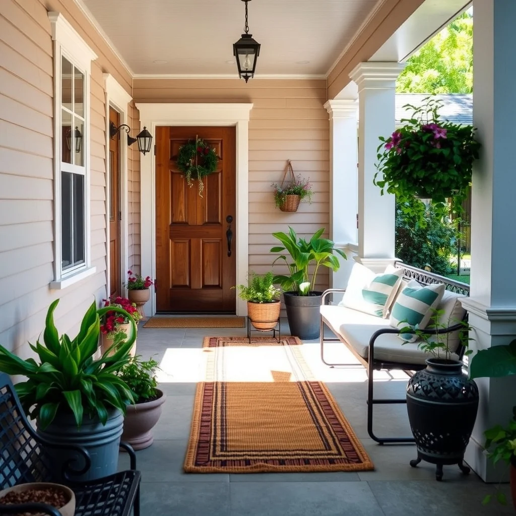 Small Front Porch Ideas That Add Charm Without Expensive Renovations: 5. Define the Entry with a Weather‑Resistant Runner - A runner rug can delineate a walkway and add texture to a concrete or stone porch. Look for a runner made from polypropylene or indoor‑outdoor woven fibers; these materials resist mildew and can be hosed