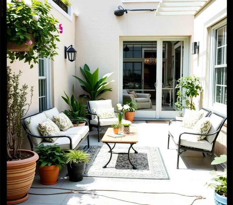Small Patio Decorating Ideas for Outdoor Living in Spring