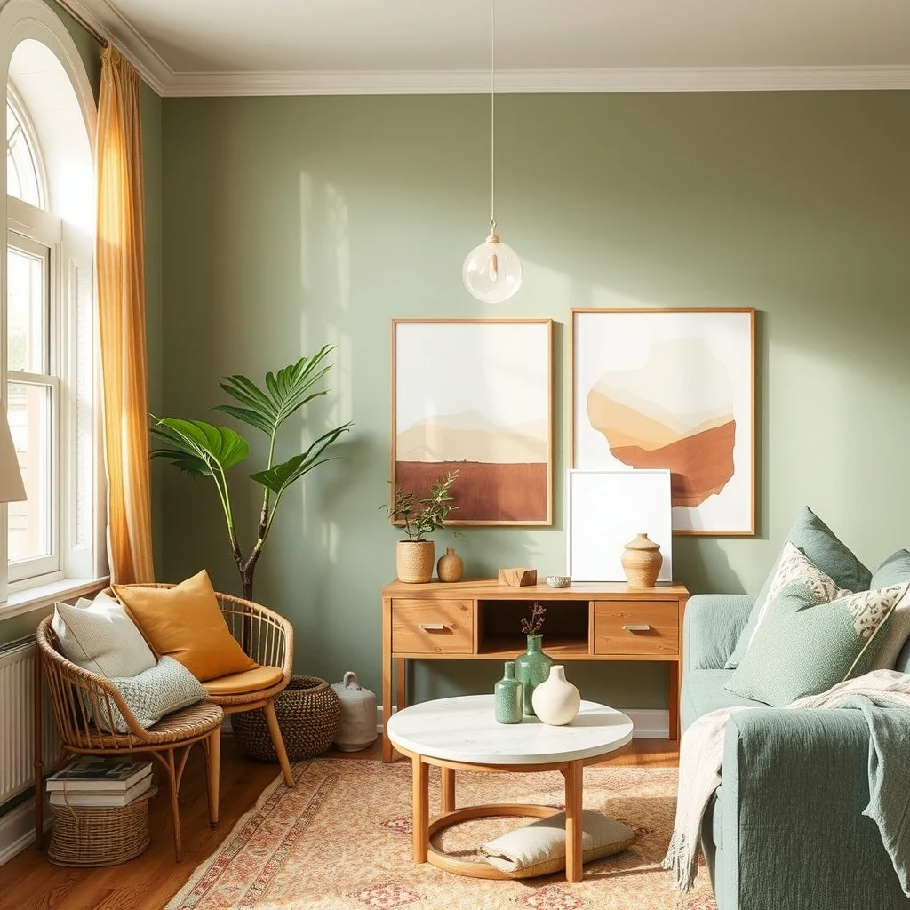 Sustainable Home Decor Ideas Using Secondhand Finds and Natural Materials: 6. Apply Plant‑Based Finishes and Low‑VOC Paints for a Healthy Atmosphere - When the walls need a refresh, opting for paints formulated with plant‑derived pigments and low volatile organic compounds reduces indoor air pollutants while delivering rich color. A soft, muted sage or a warm, sun‑kissed ochre