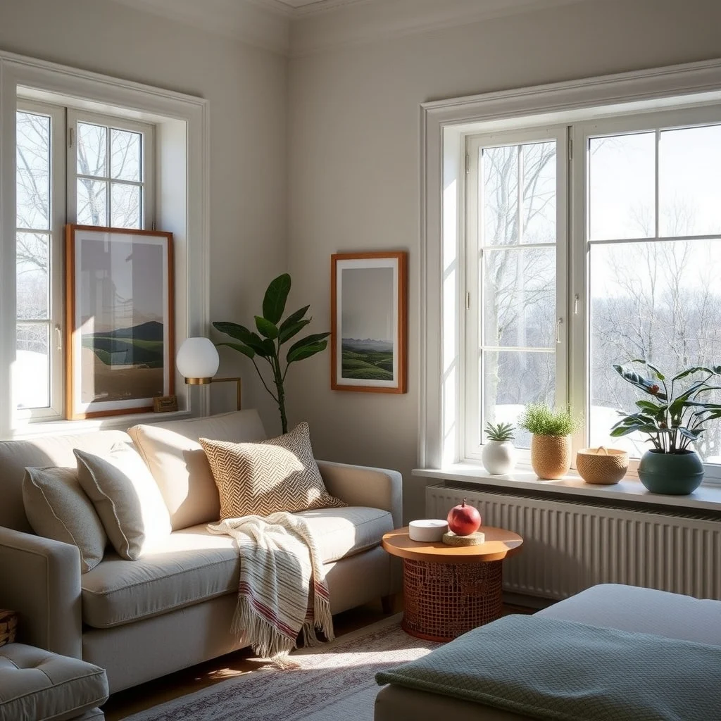 Winter Window Decor Ideas That Brighten Up a Cozy Home interior: Final Thoughts - Winter windows need not be bleak portals to a gray outside world. By layering fabrics, adding subtle reflective surfaces, and introducing natural elements, you can transform each pane into a source of gentle illumination and