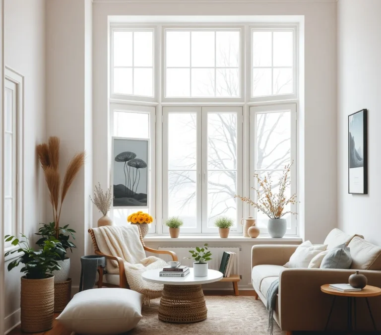 Winter Window Decor Ideas That Brighten Up a Cozy Home